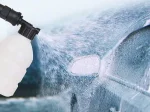 Aparat de spălat cu presiune portabil fără fir cu recipient pentru detergent - PRESSURO®