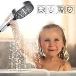 Cap de duș de înaltă presiune 3 în 1 - MEGASHOWER®