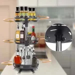Organizator de depozitare metalic rotativ la 360° (3 niveluri) - SPINSTORE®
