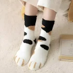 Set de 3 perechi de șosete cu labe de pisică - GATOSOCKS®