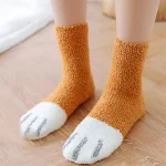 Set de 3 perechi de șosete cu labe de pisică - GATOSOCKS®