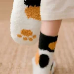 Set de 3 perechi de șosete cu labe de pisică - GATOSOCKS®