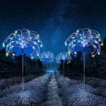 Lumini solare de grădină cu artificii, 8 buc. – TERRAGLOW®