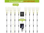 Lumini solare de grădină cu artificii, 8 buc. – TERRAGLOW®