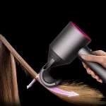 Uscător de păr profesional ionizant cu 5 accesorii magnetice - VELOSILK®, usctor de pr profesional ionizant cu 5 accesorii magnetice velosilk