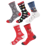 Set de 5 perechi de șosete de iarnă confortabile și călduroase - SANTASOCKS®, set de 5 perechi de osete de iarn confortabile i clduroase santasocks