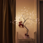 Brad de lumini LED decorativ, brad decorativ luminos cu led uri blistree