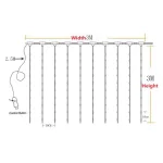 Cortină luminoasă 3D LED CURLIGHT® - Sclipici înstelat în casa ta!