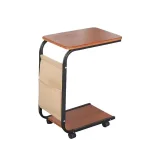 Masă mobilă în formă de C pe roți - DESKCART®, mas mobil in form de c pe roi deskcart
