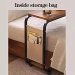 Masă mobilă în formă de C pe roți - DESKCART®, mas mobil in form de c pe roi deskcart