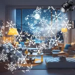 Proiector LED cu fulgi de zăpadă - WINTERGLOW®, proiector led cu fulgi de zpad winterglow