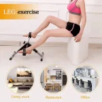 Mini bicicletă de exerciții pliabilă cu pedale și contor - PEDALORA®