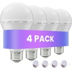 Set de 4 becuri reîncărcabile pentru iluminat de urgență - EVOBULBS®