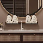 Suport de perete pentru baie cu ventuze - TAPRACK®