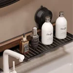 Suport de perete pentru baie cu ventuze - TAPRACK®