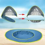 Cort 2 in 1 si piscina cu protectie UV Bayshade®